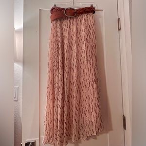 Ba&sh Blush Pleated Mini Skirt
